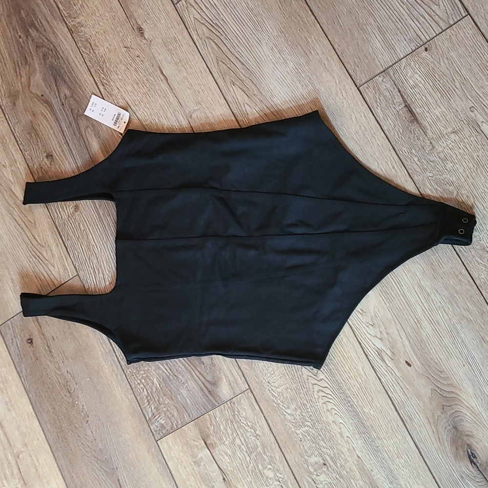 NWT Women's Abercrombie Double Layered Seamless Fabric Corset Bodysuit Med